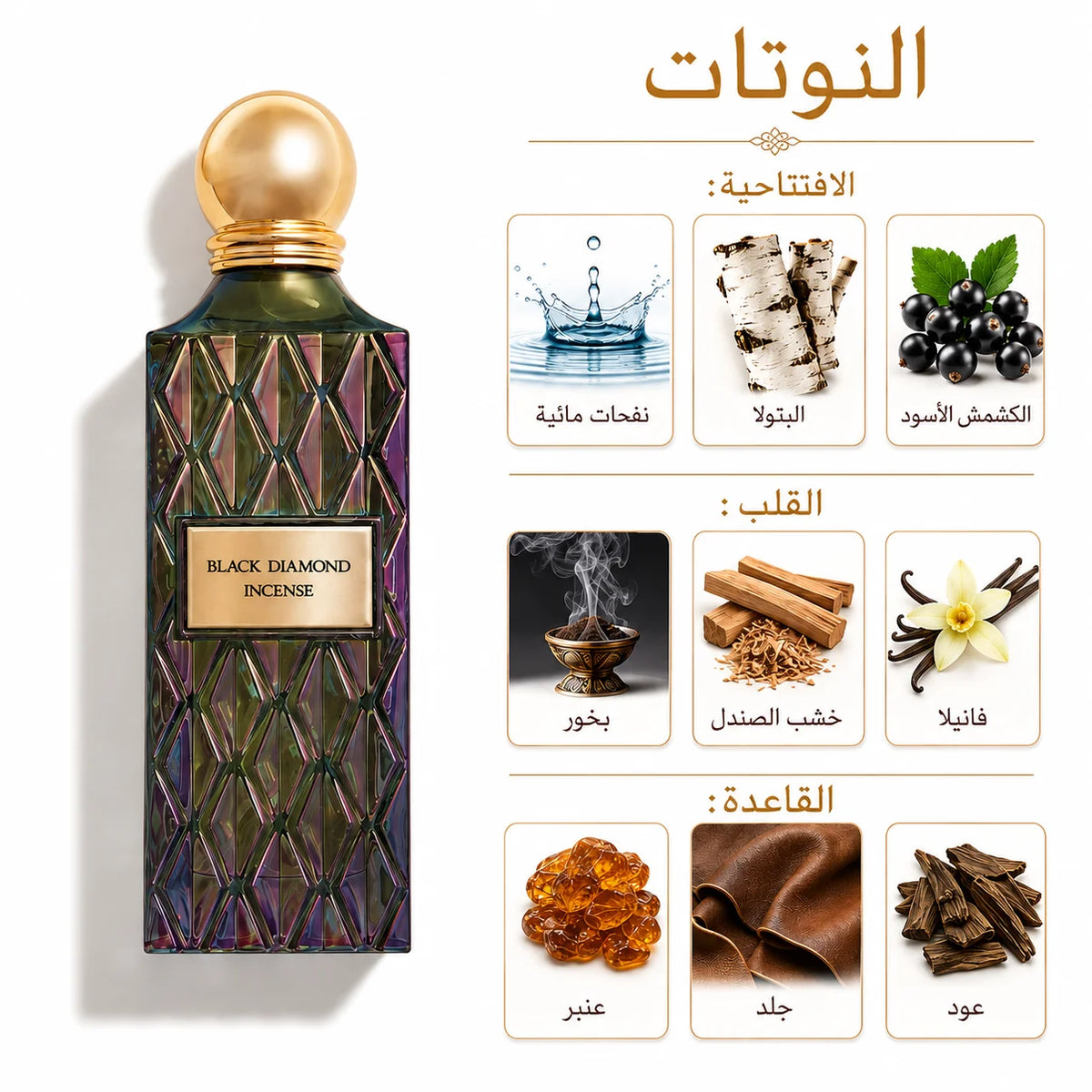 بخور بلاك دايموند 150 مل